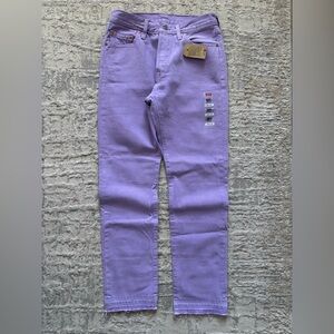 Levi's Straight Leg Jeans in Light Purple